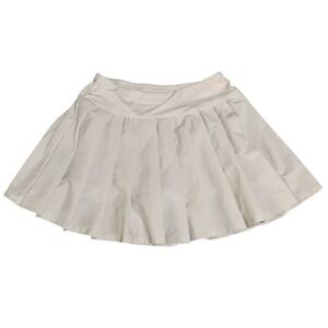 PAC 1980 PAC Sun Pleated Tennis Skort M White Athletic Skirt Tenniscore Gorpcore